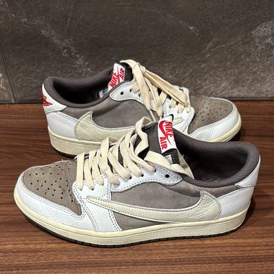 Travis Scott × Nike Air Jordan 1 Low OG SP "Reverse Mocha/Sail and Ridgerock"