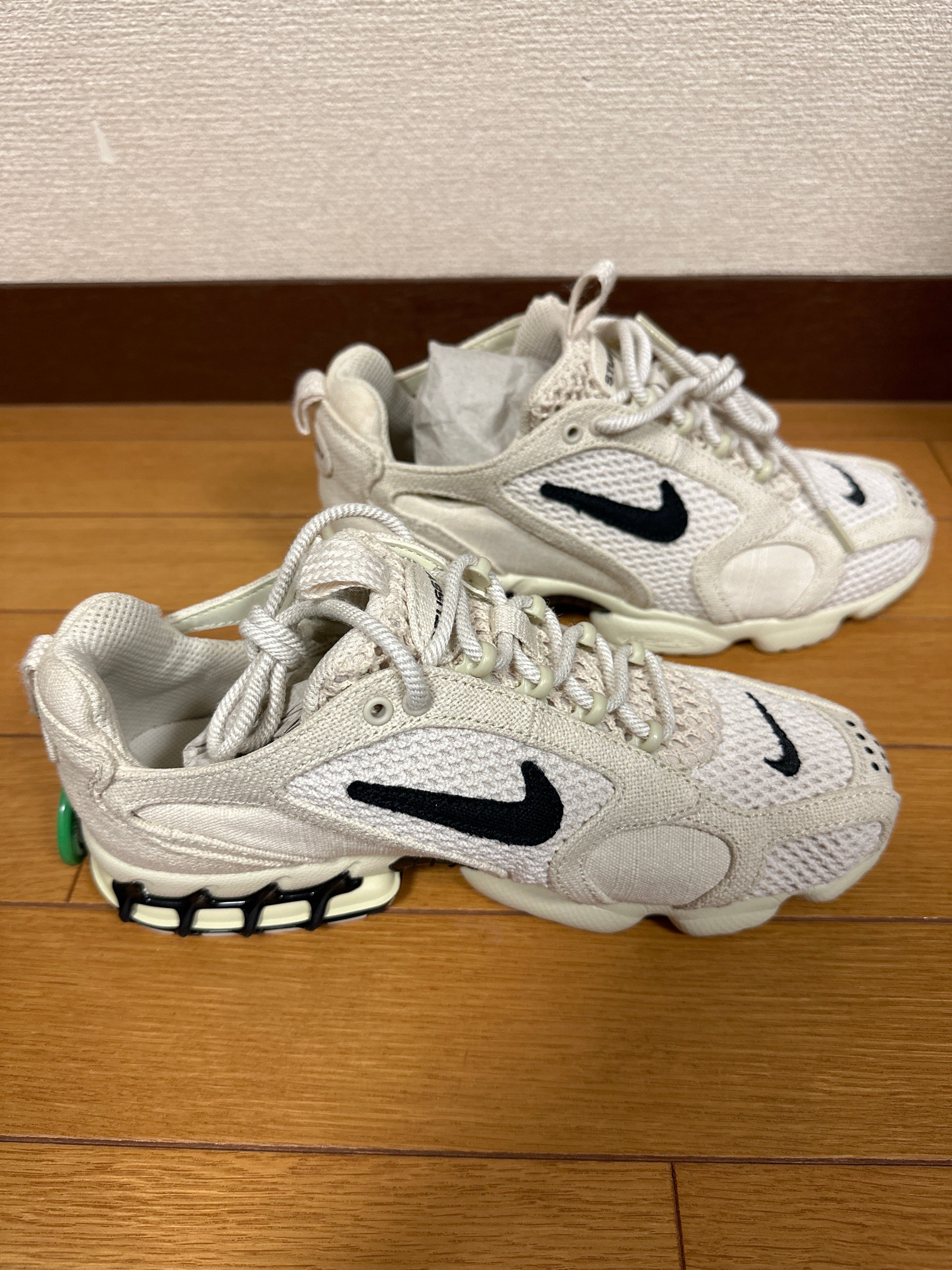 Stussy × Nike Air Zoom Spiridon CG 2 "Fossil/Black"