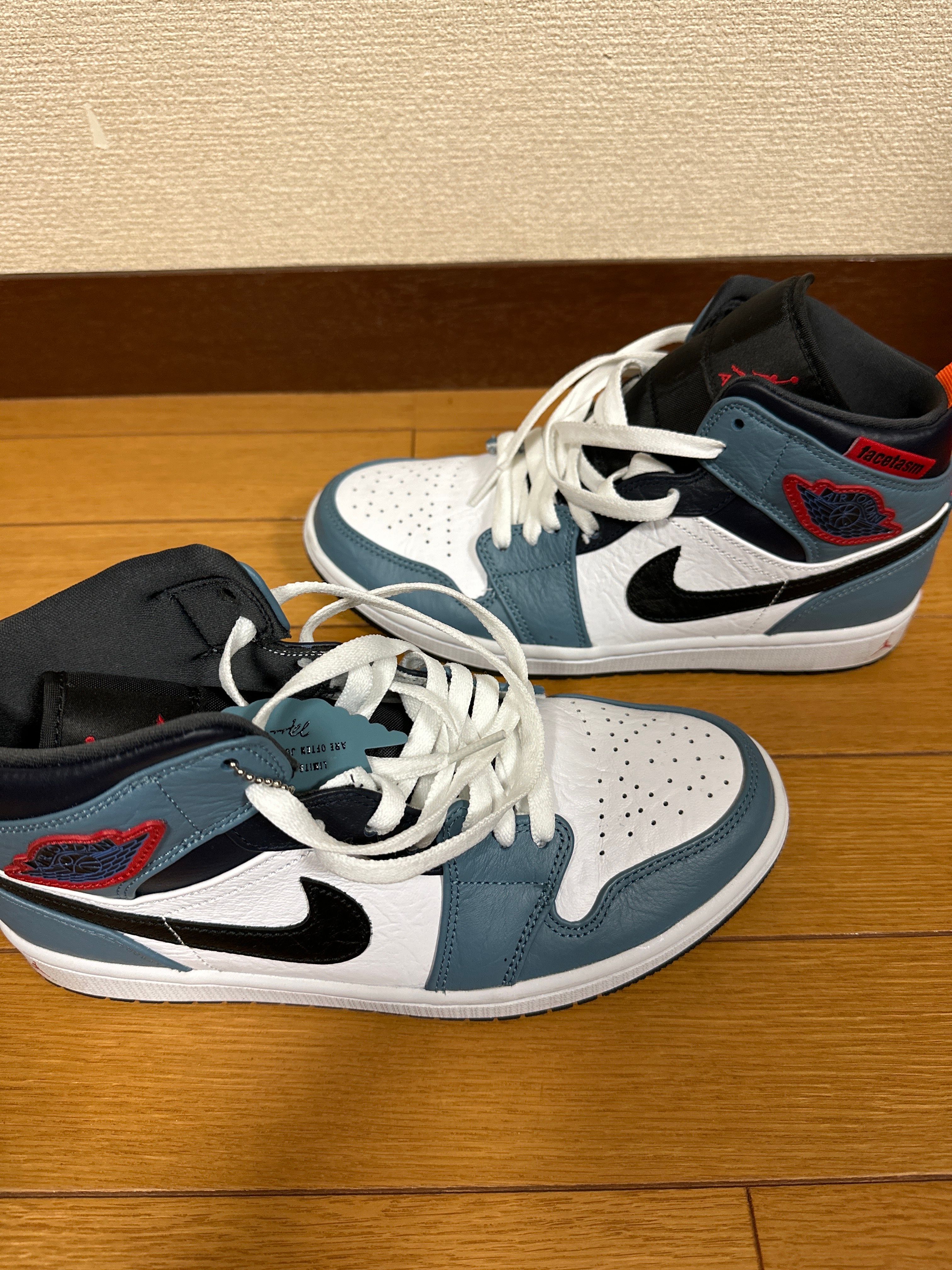 FACETASM × Nike Air Jordan 1 Mid "White/Navy"