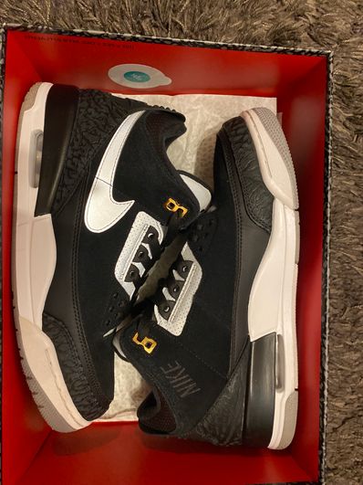 Nike Air Jordan 3 Retro Tinker "Black/Cement Grey"