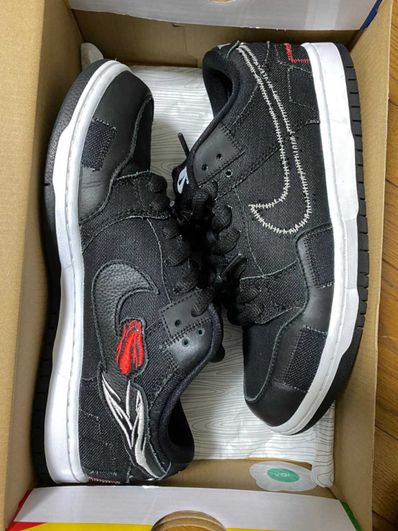 Wasted Youth × Nike SB Dunk Low "Black Denim" / VERDY