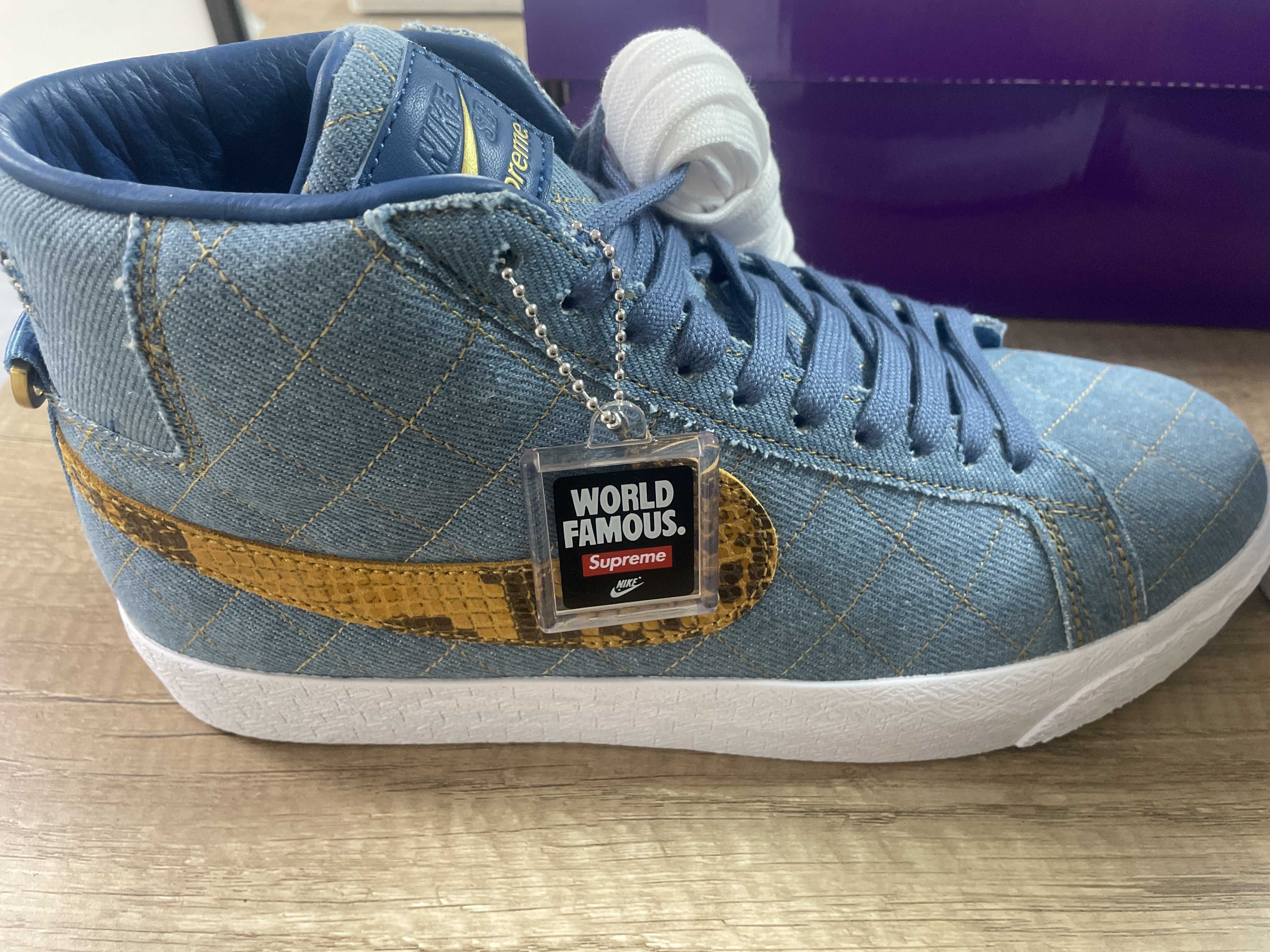 Supreme × Nike SB Blazer Mid "Denim"