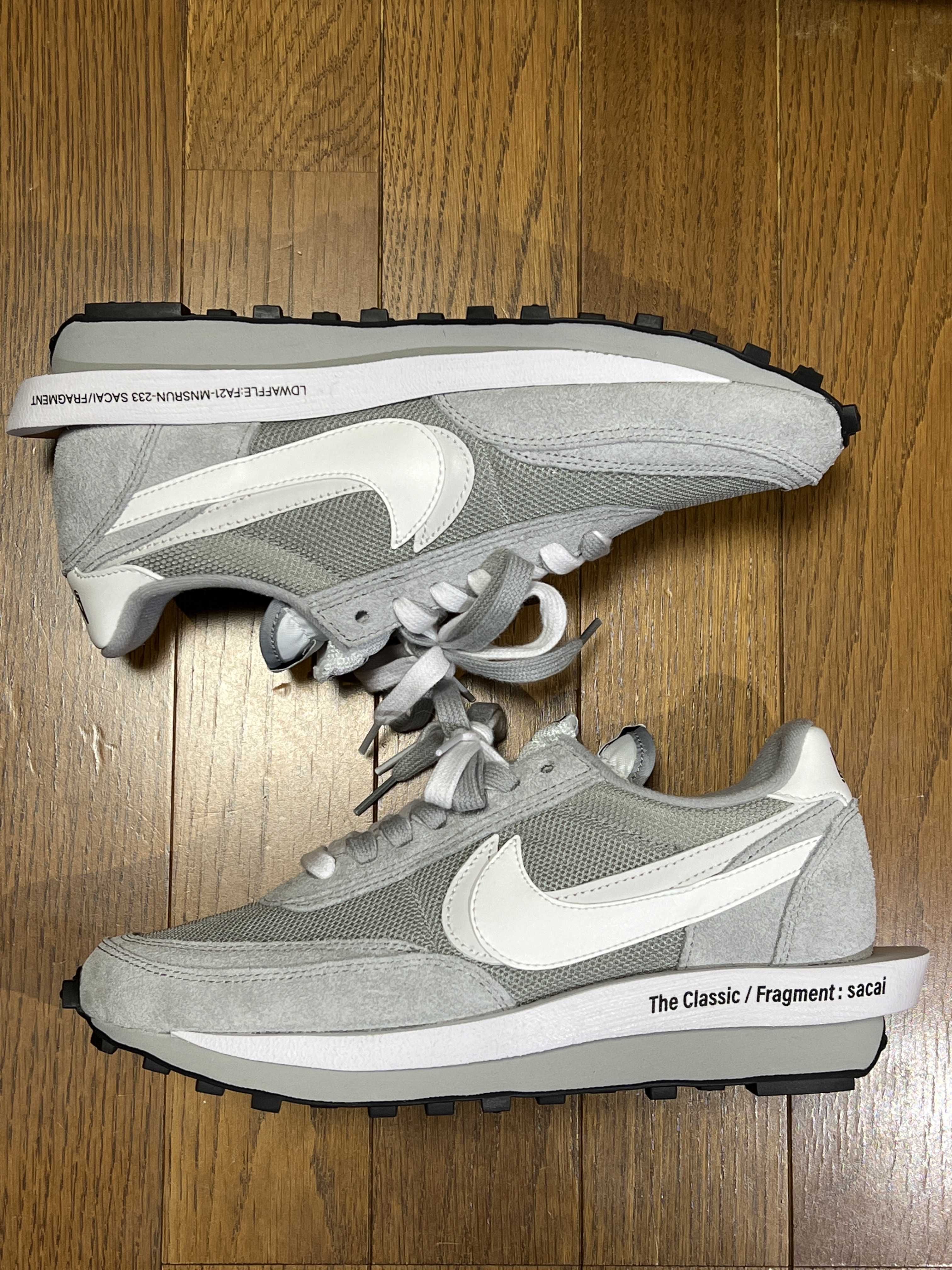 Fragment × sacai × Nike LD Waffle "Light Smoke Grey"