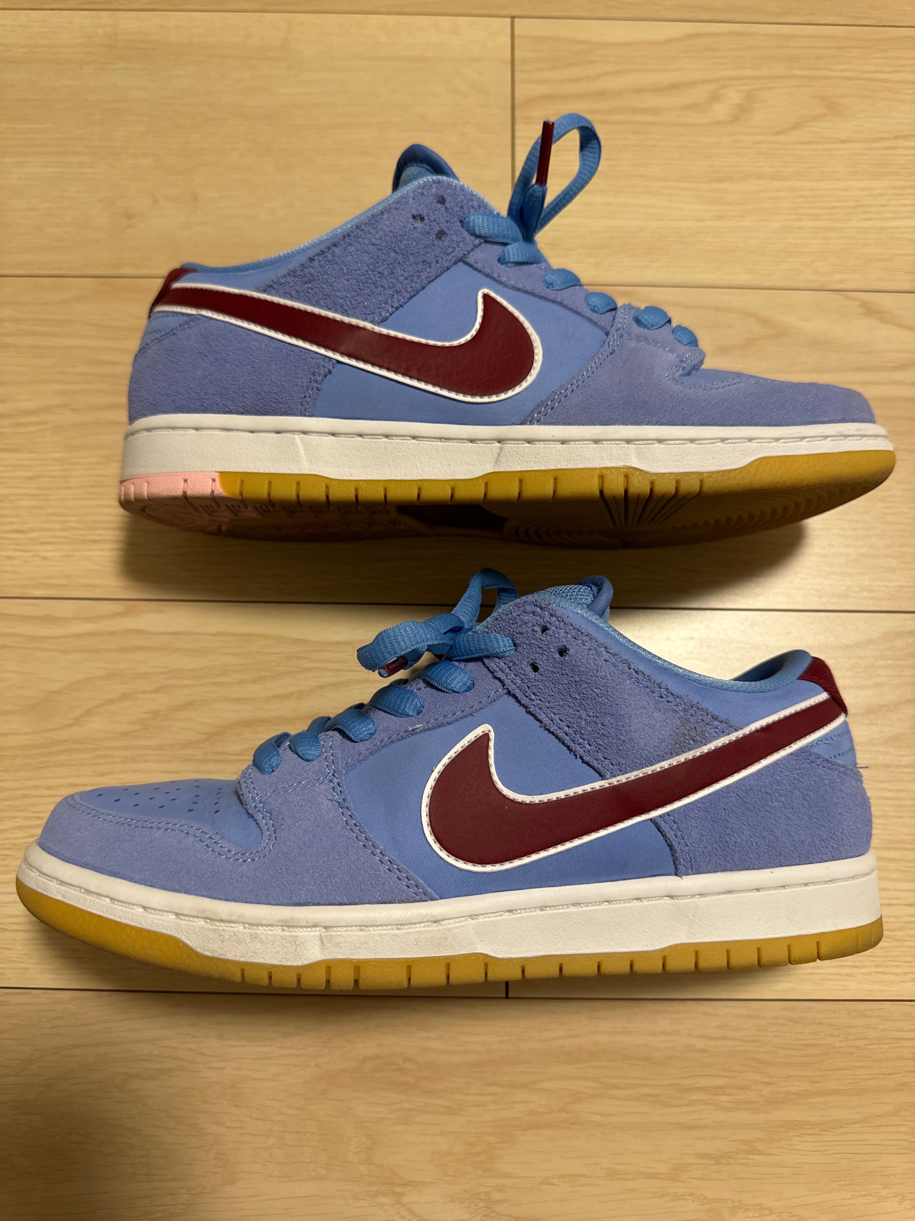 Nike SB Dunk Low Pro "Philadelphia Phillies/Valor Blue and Team Maroon"