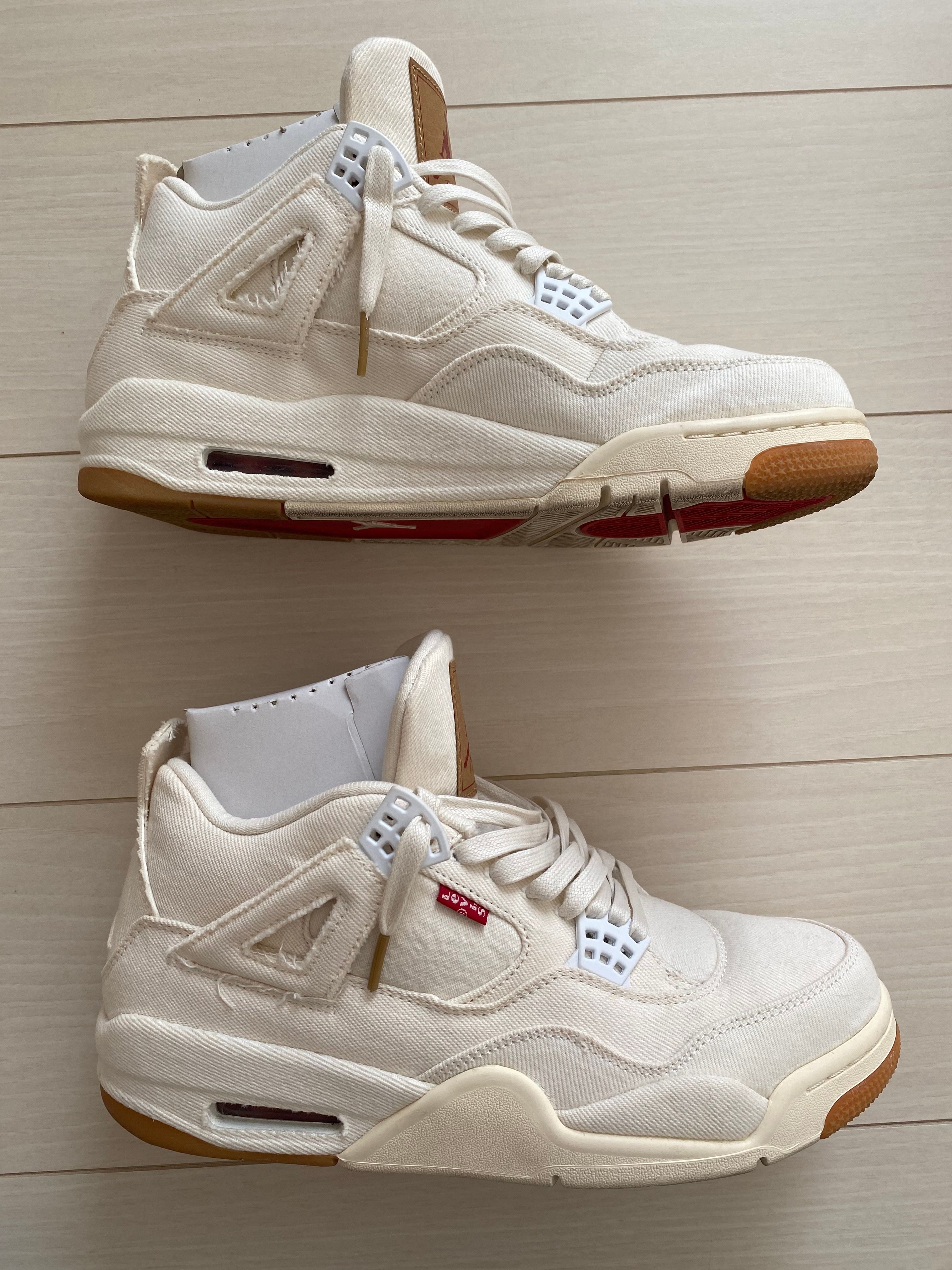 NIKE × LEVI’S AIR JORDAN 4 "WHITE DENIM"(タグ:LEVIS®)
