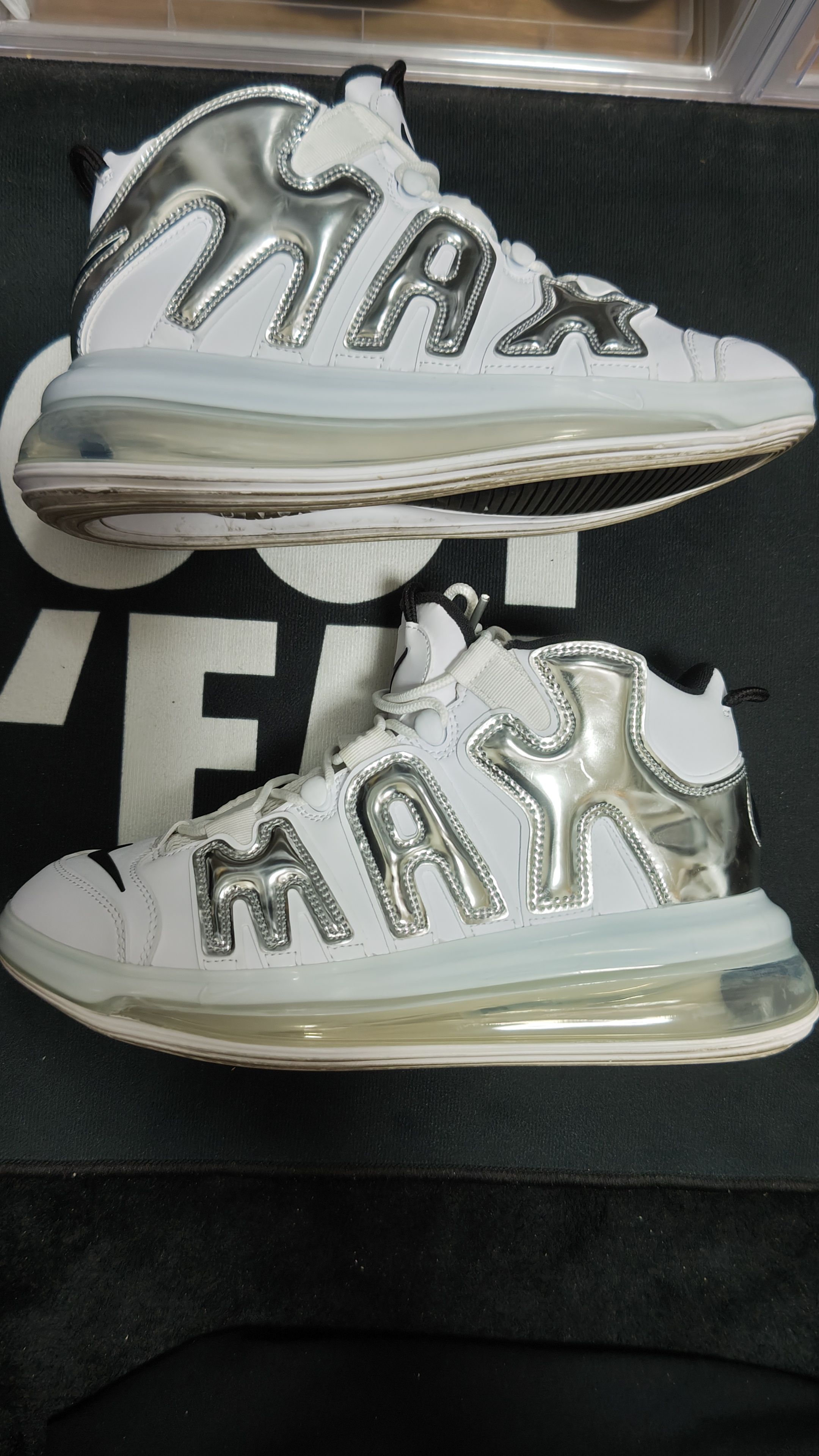 NIKE AIR MORE UPTEMPO 720 CHROME