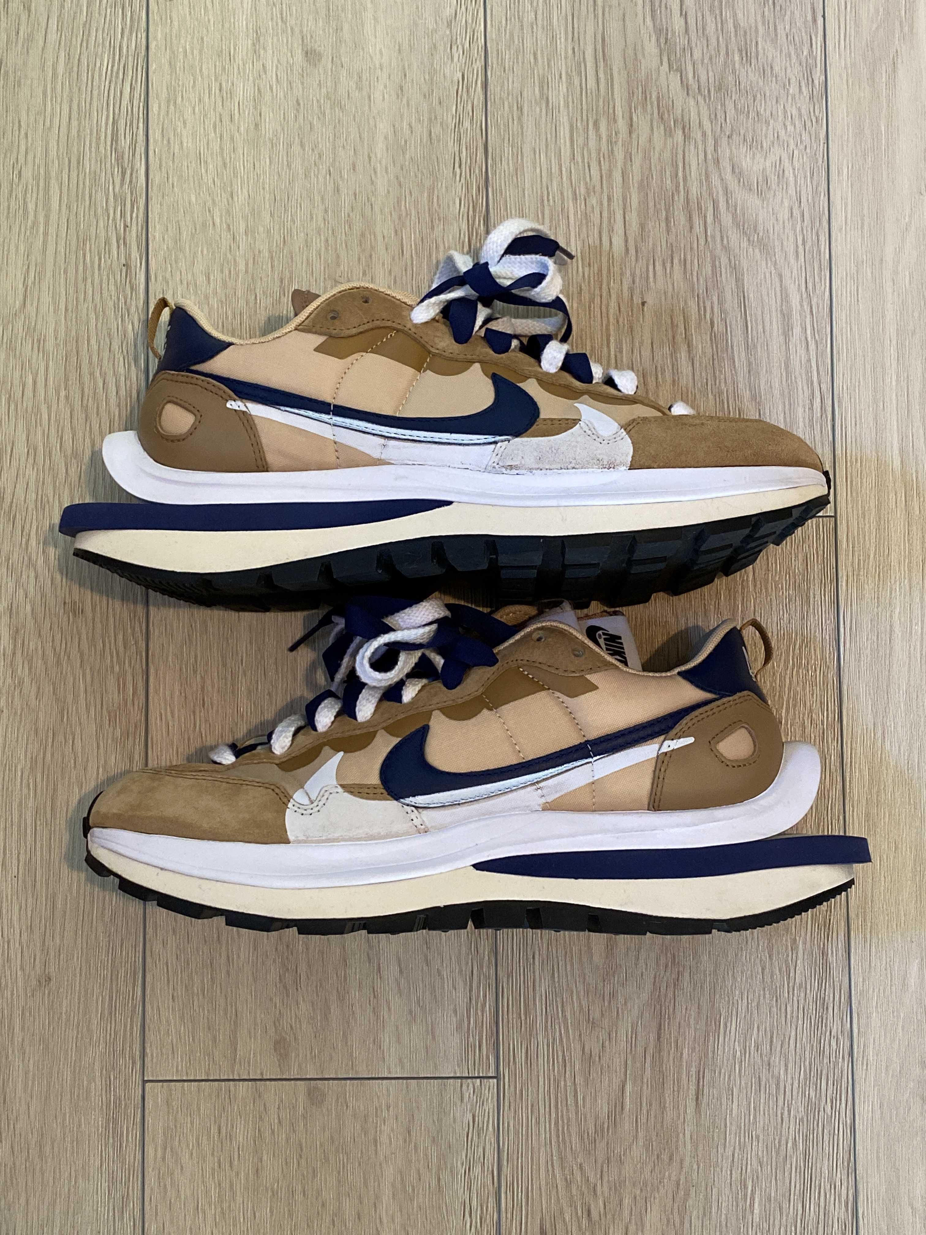 Sacai × Nike Vapor Waffle "Sesame And Blue Void"
