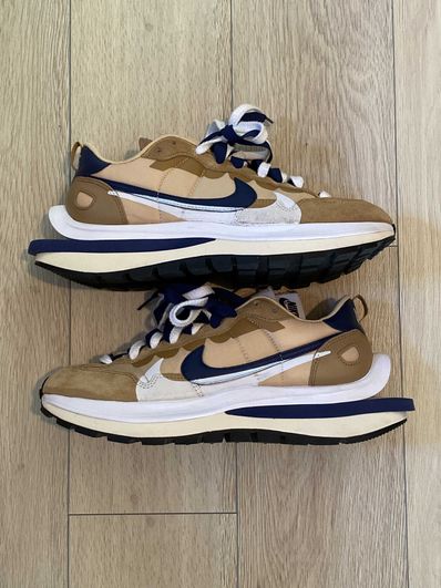 Sacai × Nike Vapor Waffle "Sesame And Blue Void"