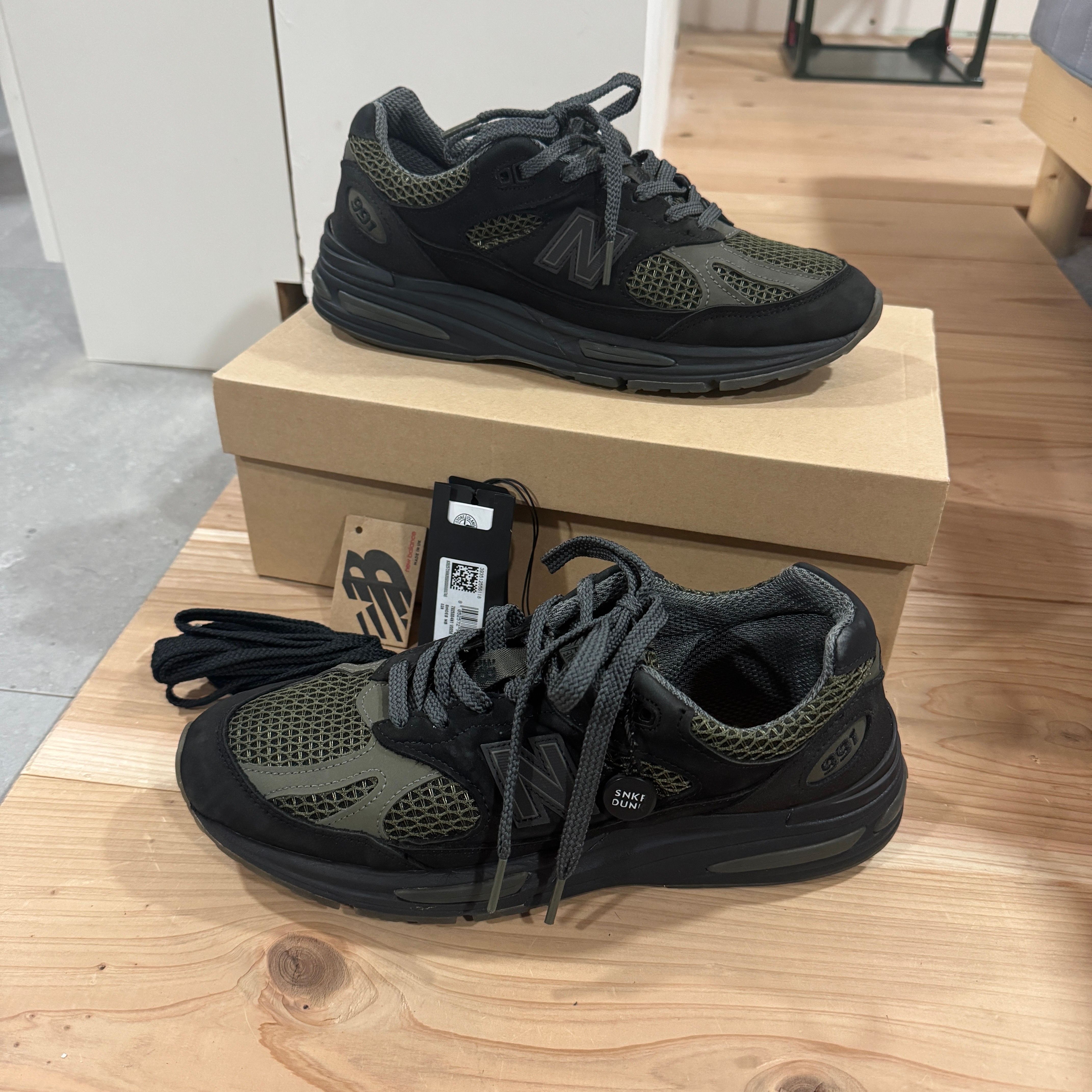 Stone Island × New Balance 991V2 "Black"