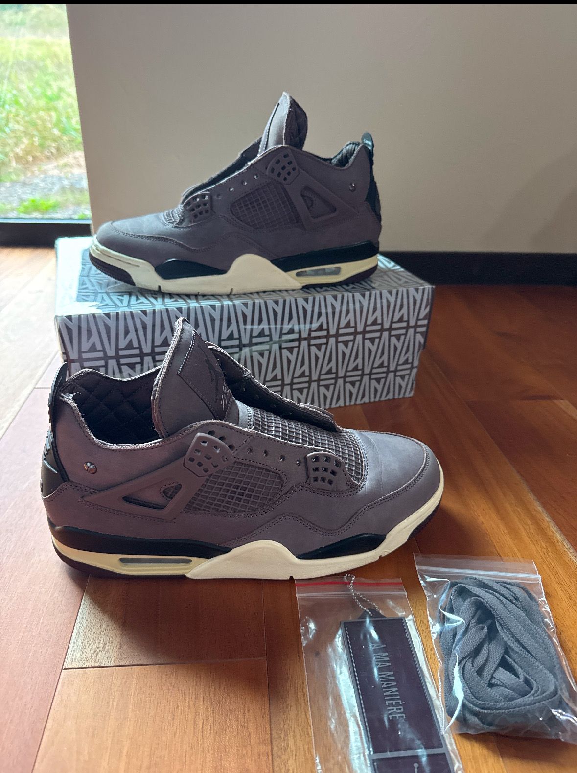 A Ma Maniere × Nike Air Jordan 4 "Violet Ore"