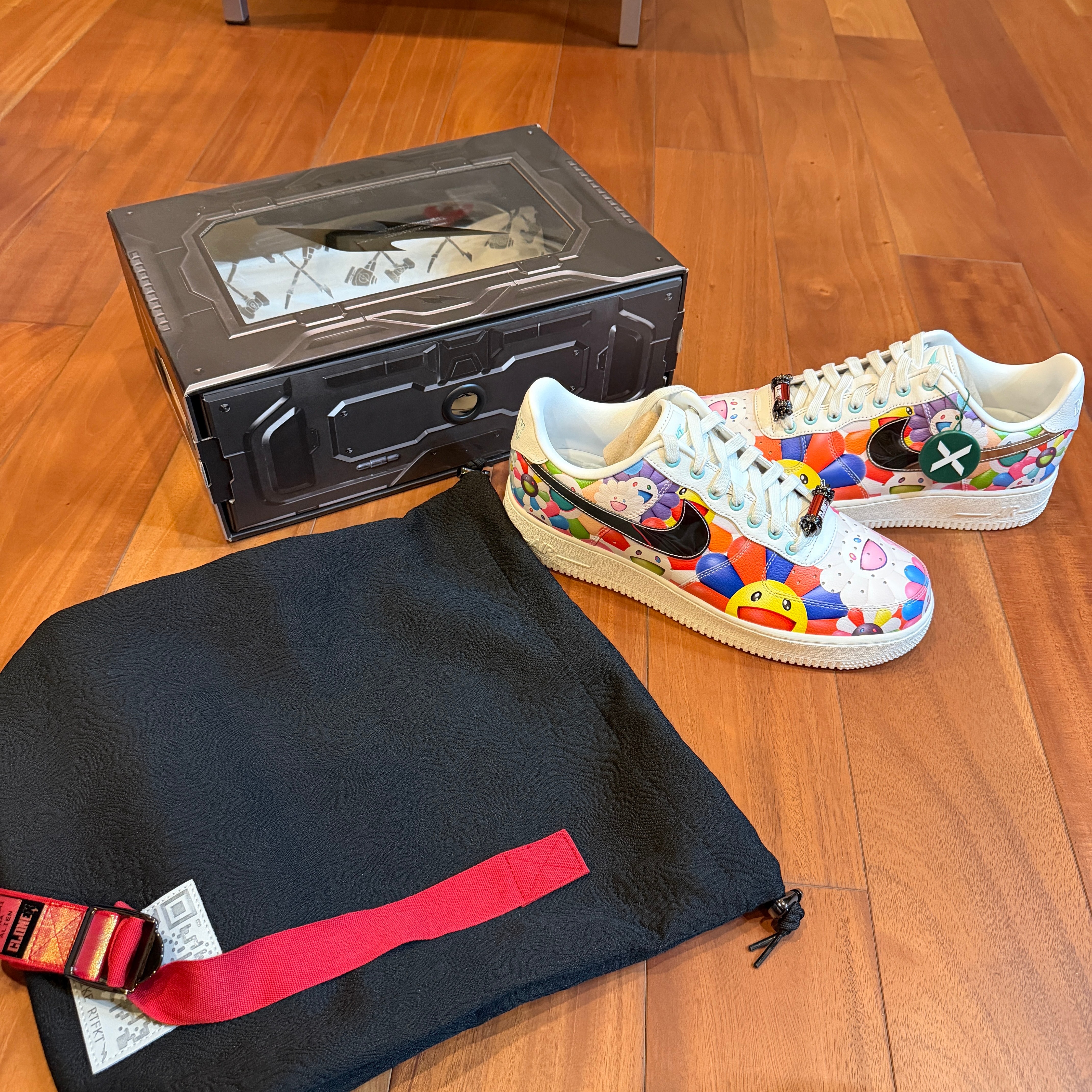 RTFKT × Nike Air Force 1 "Murakami Drip"