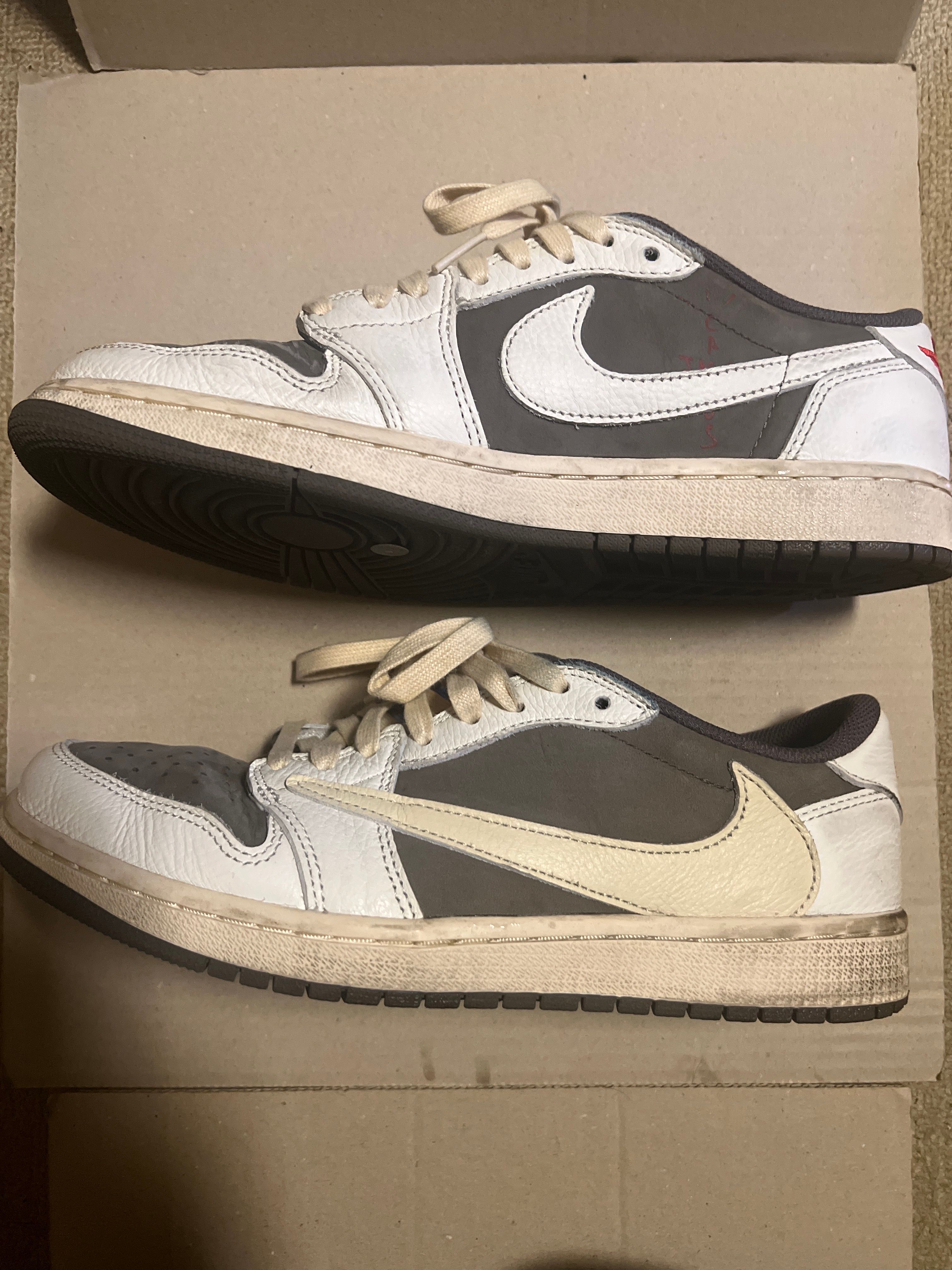 Travis Scott × Nike Air Jordan 1 Low OG SP "Reverse Mocha/Sail and Ridgerock"