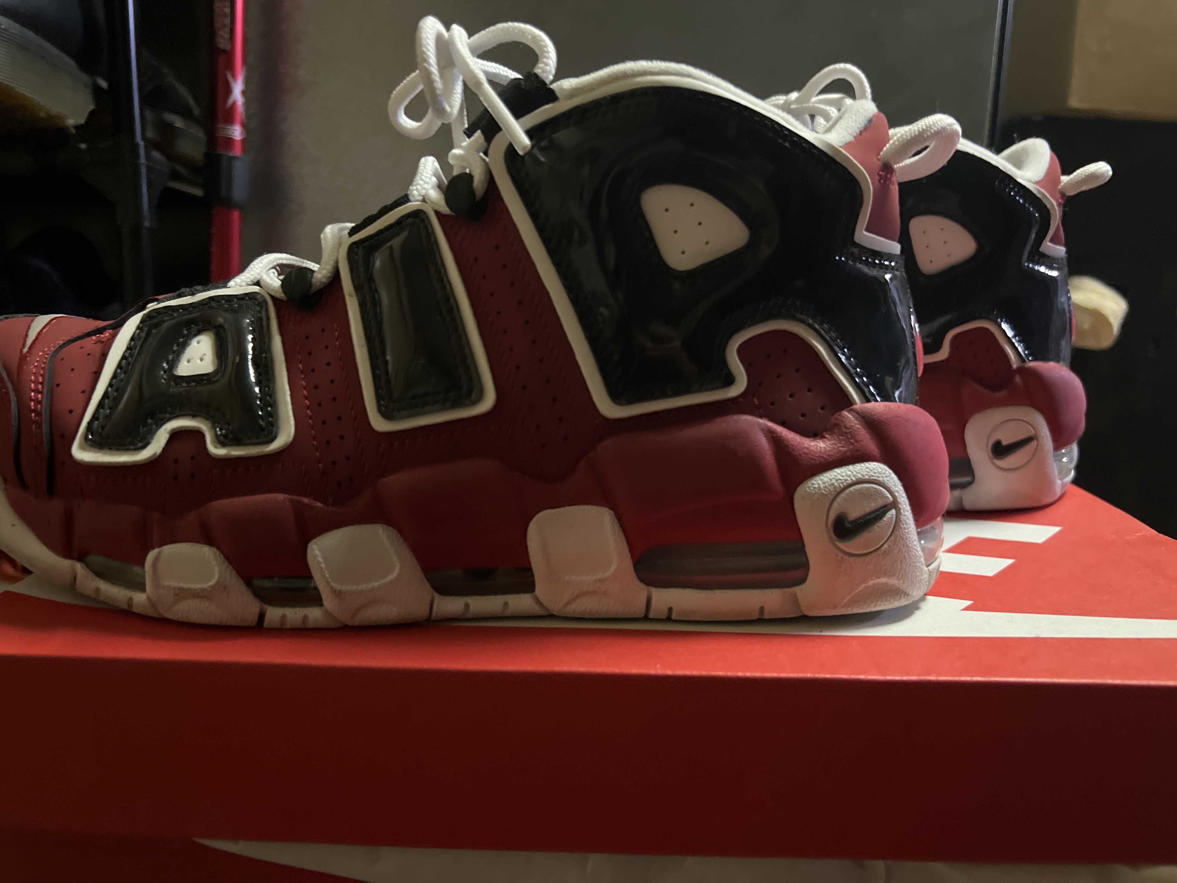 Nike Air More Uptempo ’96 "Black and Varsity Red" (2021)