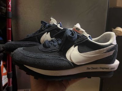 Fragment × sacai × Nike LD Waffle "Blackended Blue"