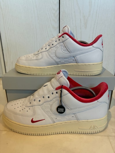 KITH × Nike Air Force 1 Low "White/Red"