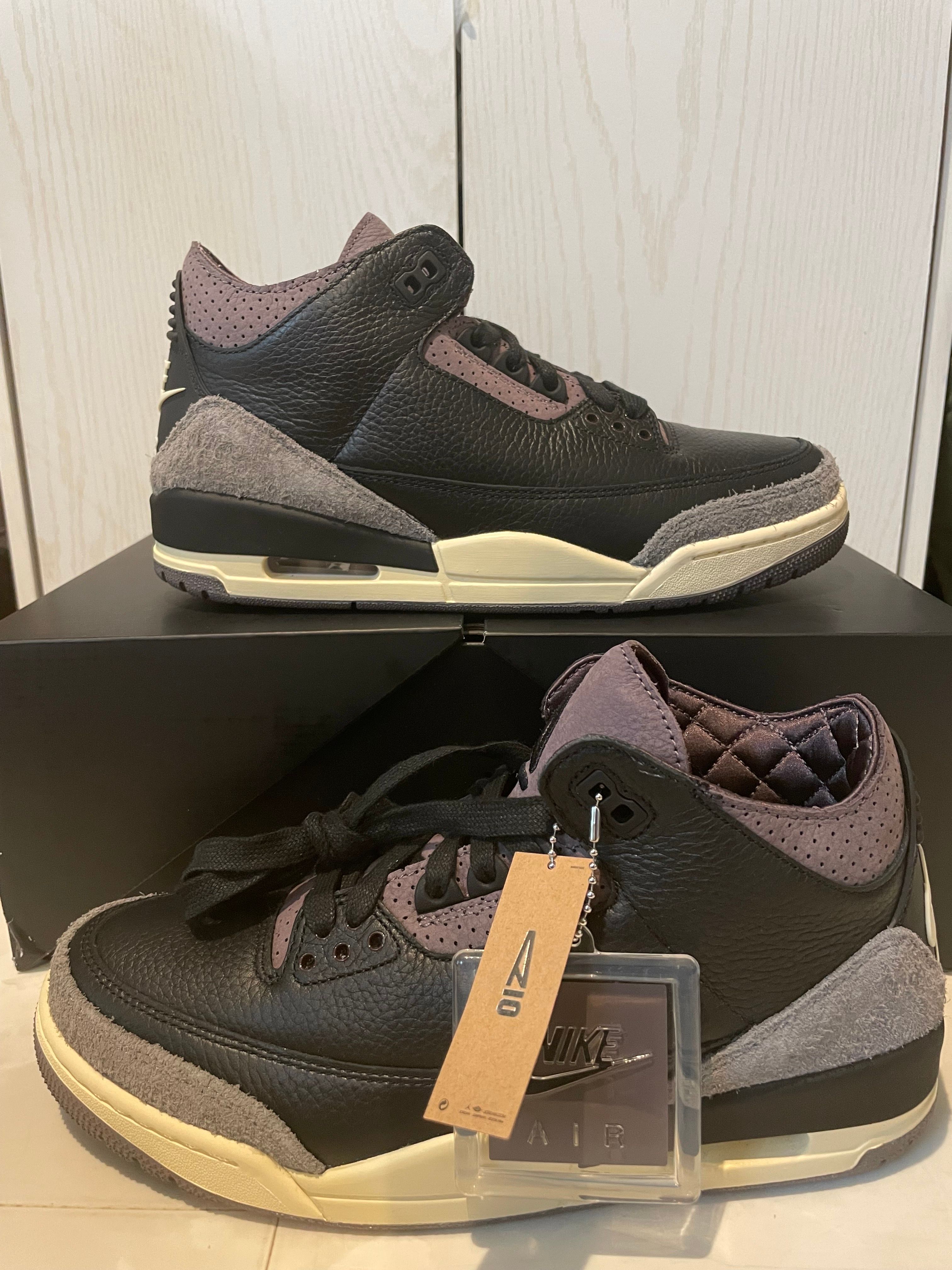 A Ma Maniere × Nike Women's Air Jordan 3 Retro OG SP "Black and Flat Pewter/WYWS"
