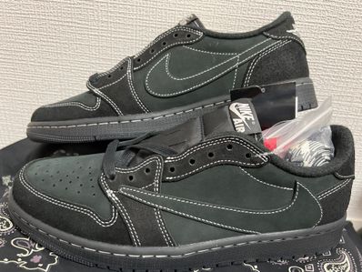 Travis Scott × Nike Air Jordan 1 Low OG SP "Black Phantom"