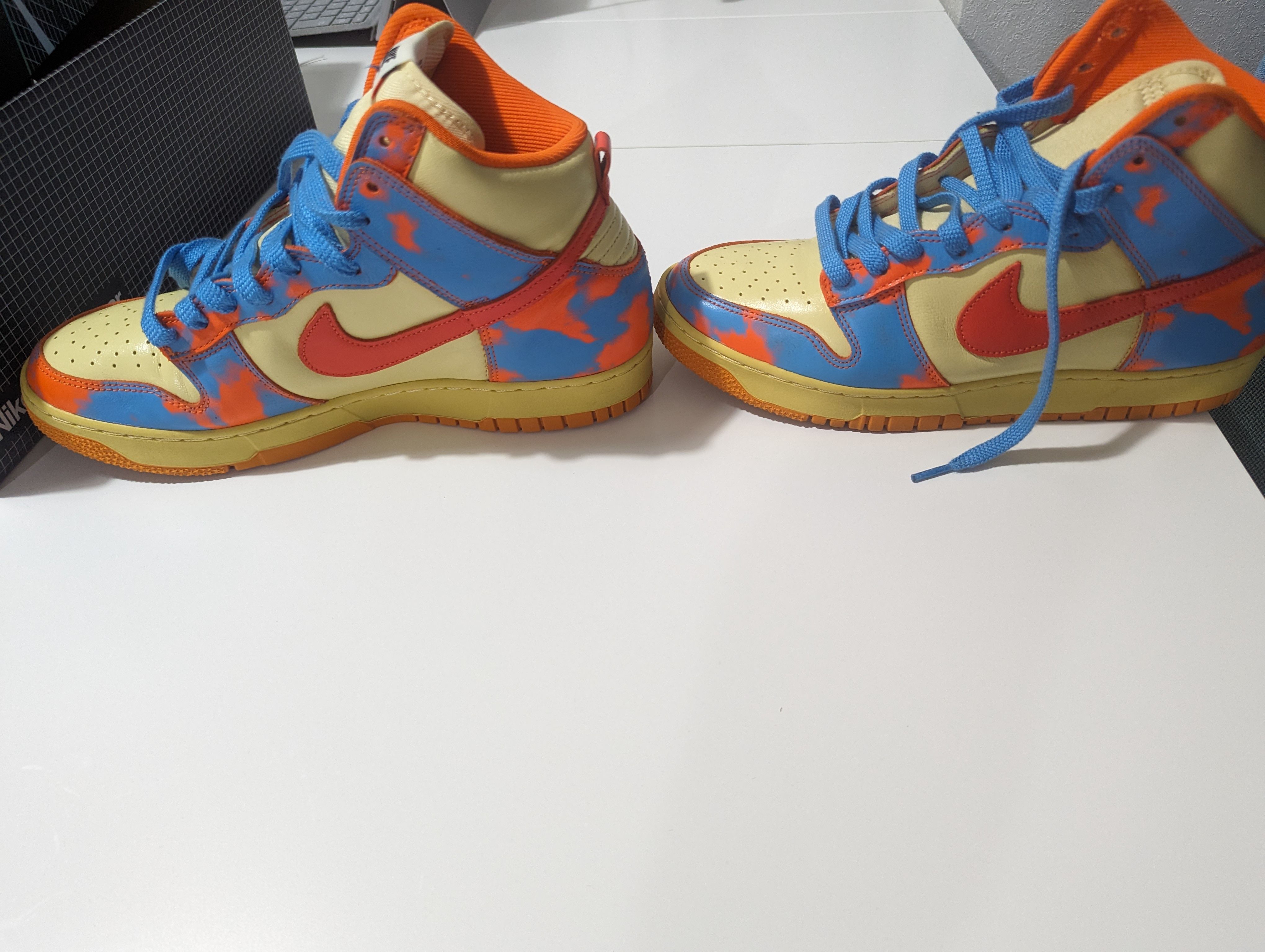 Nike Dunk High 1985 SP "Orange Acid Wash"