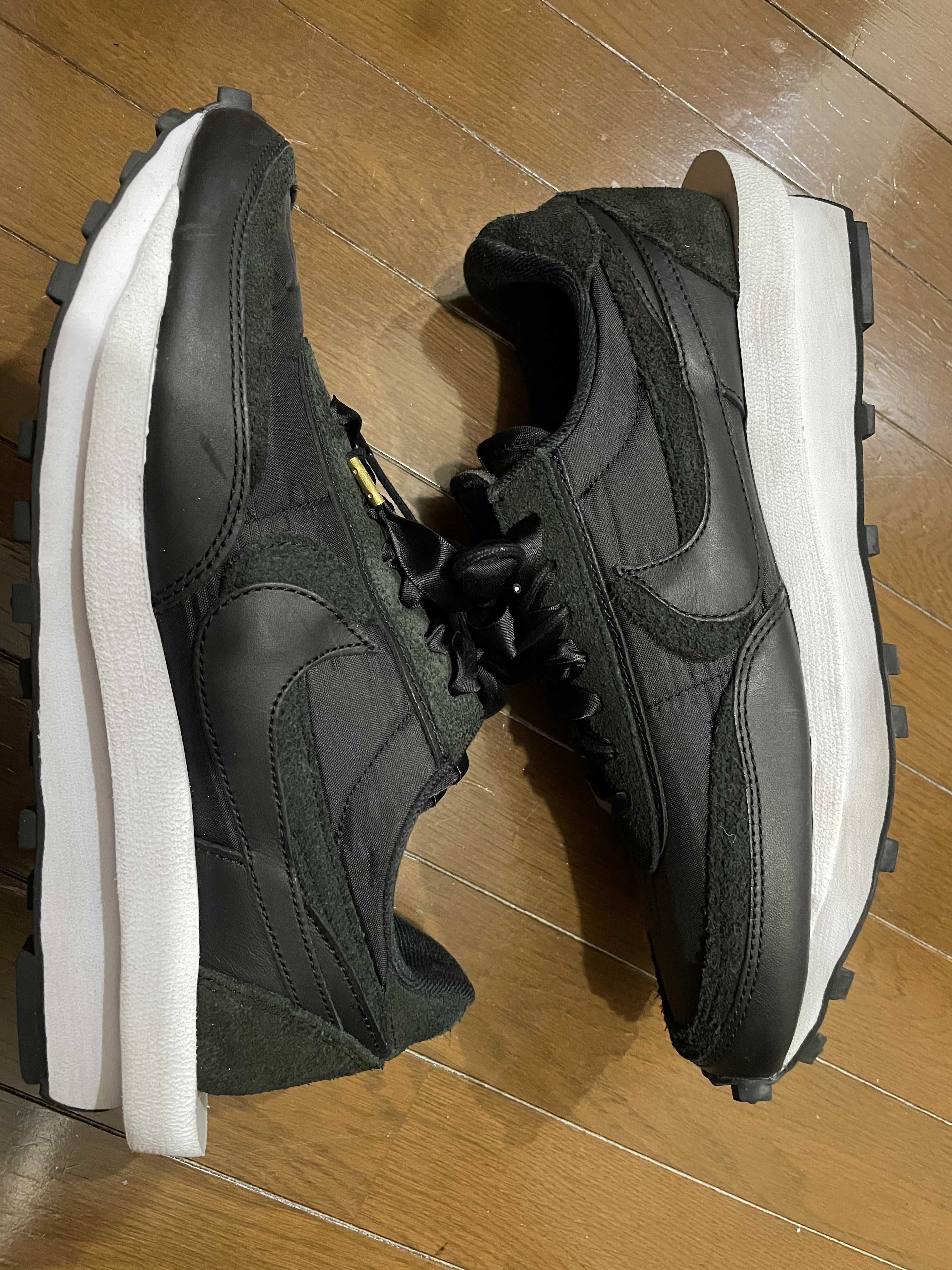 sacai × Nike LDV Waffle "Triple Black"