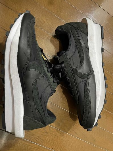 sacai × Nike LDV Waffle "Triple Black"