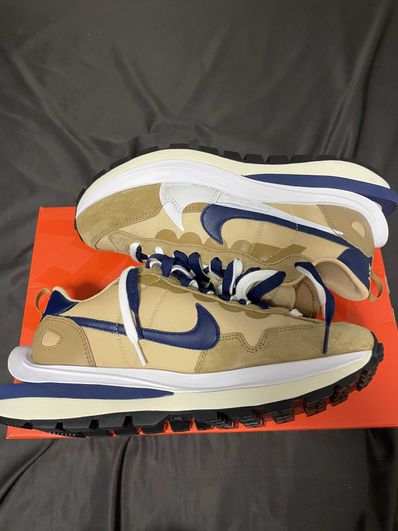 Sacai × Nike Vapor Waffle "Sesame And Blue Void"