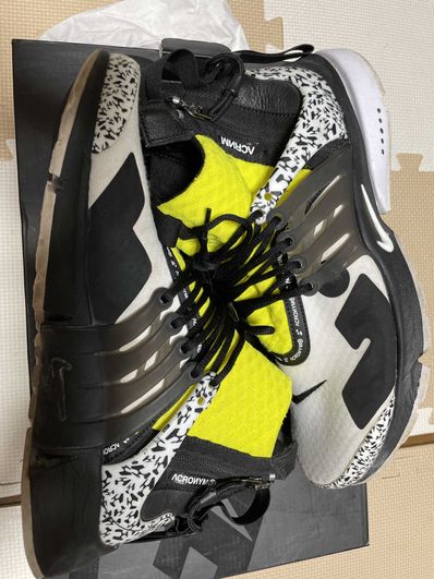ACRONYM × Nike Air Presto Mid "White/Black/Dynamic Yellow"