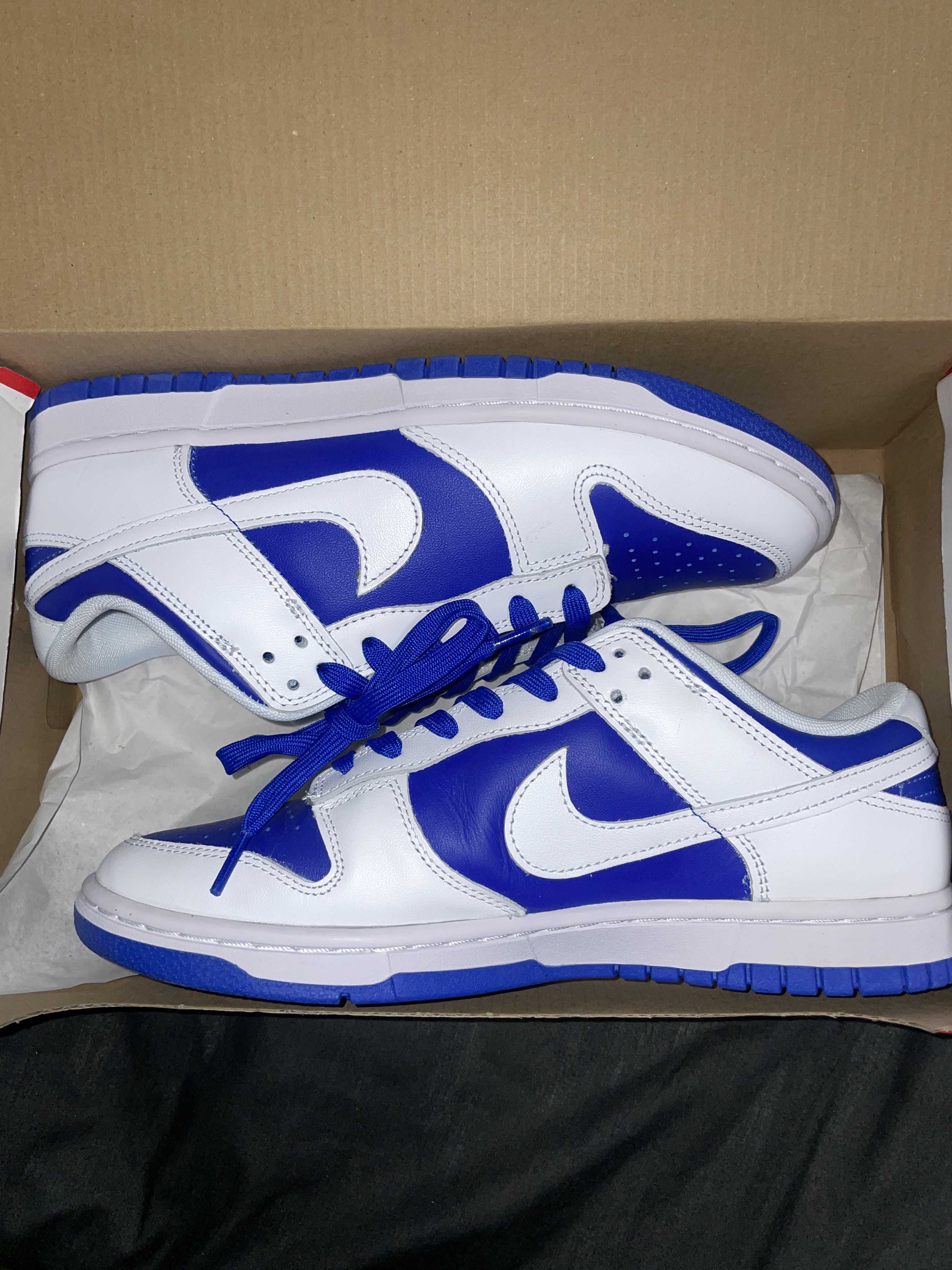 Nike Dunk Low Retro "Racer Blue and White"
