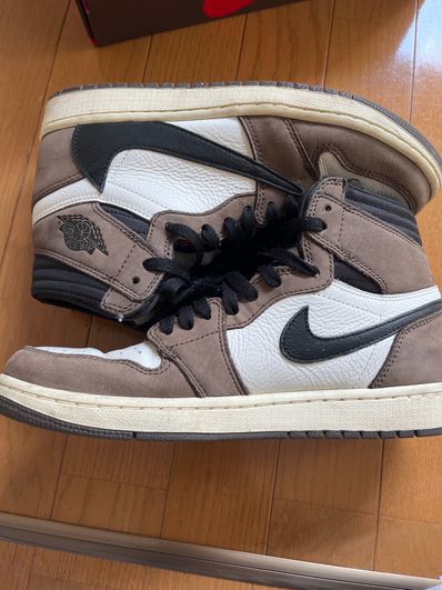 Travis Scott × Nike Air Jordan 1 Retro High OG TS SP "Sail/Dark Mocha"