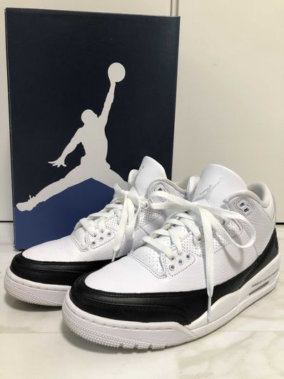 Fragment × Nike Air Jordan 3 "White/Black"