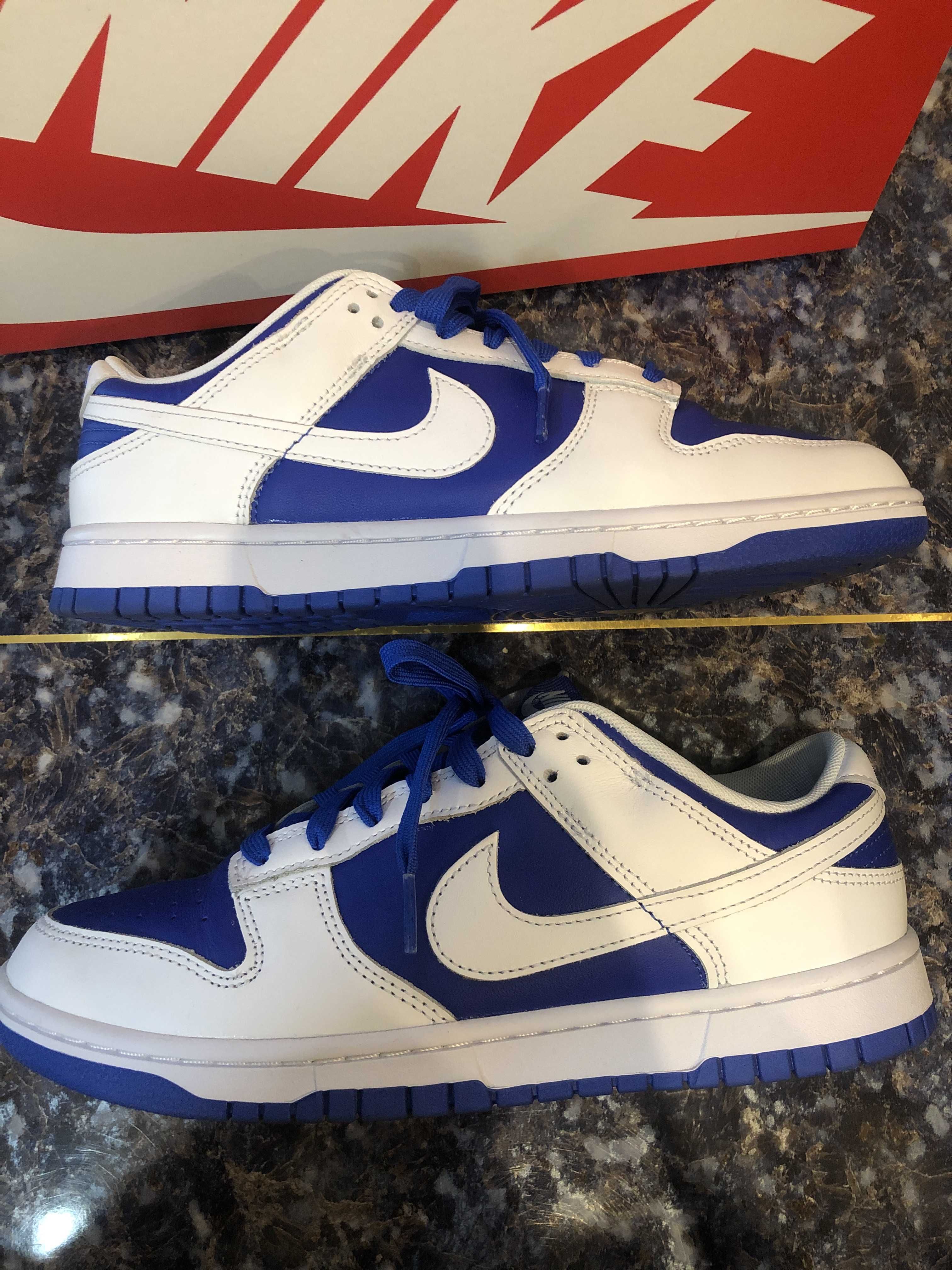 Nike Dunk Low Retro "Racer Blue and White"
