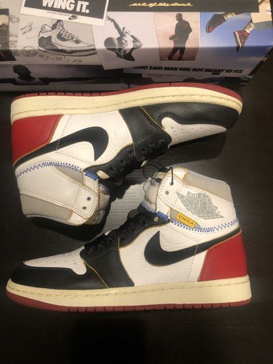 UNION × Nike Air Jordan 1 Retro High OG NRG "Varsity Red/Wolf Grey"