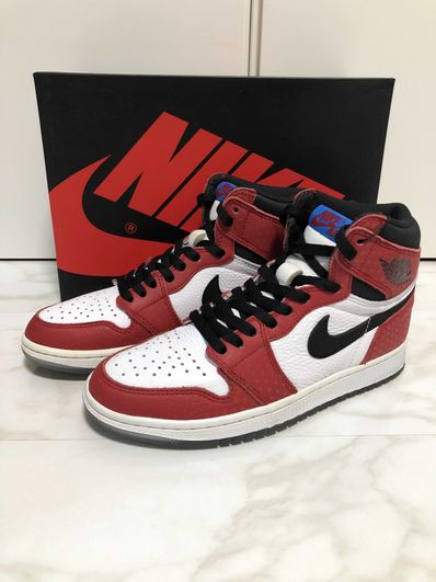 Spiderman × Nike Air Jordan 1 Origin Story "Gym Red/White/Photo Blue/Black"