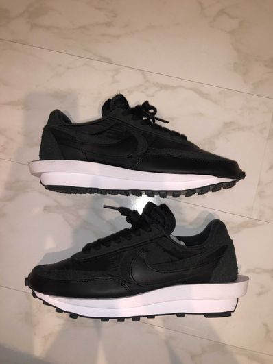 sacai × Nike LDV Waffle "Triple Black"