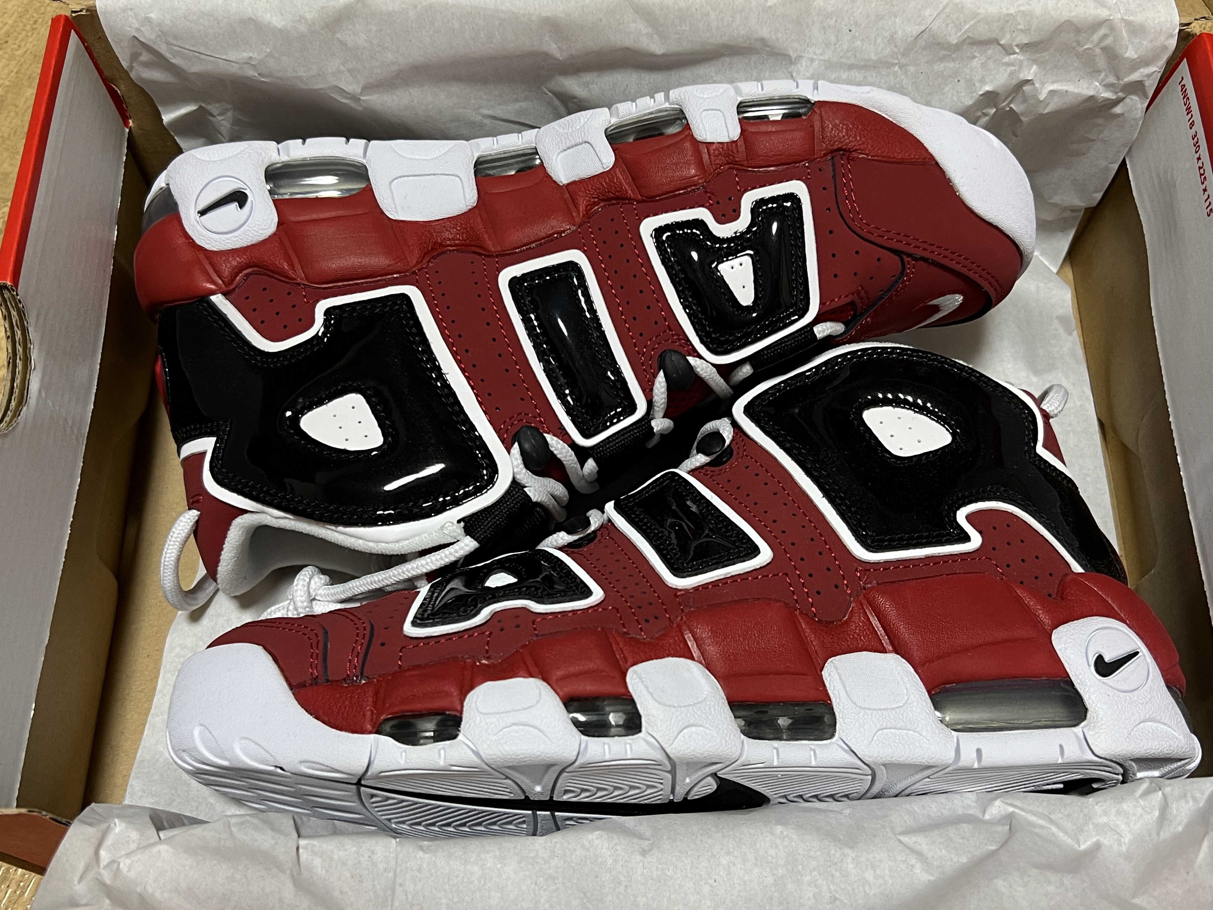 Nike Air More Uptempo ’96 "Black and Varsity Red" (2021)