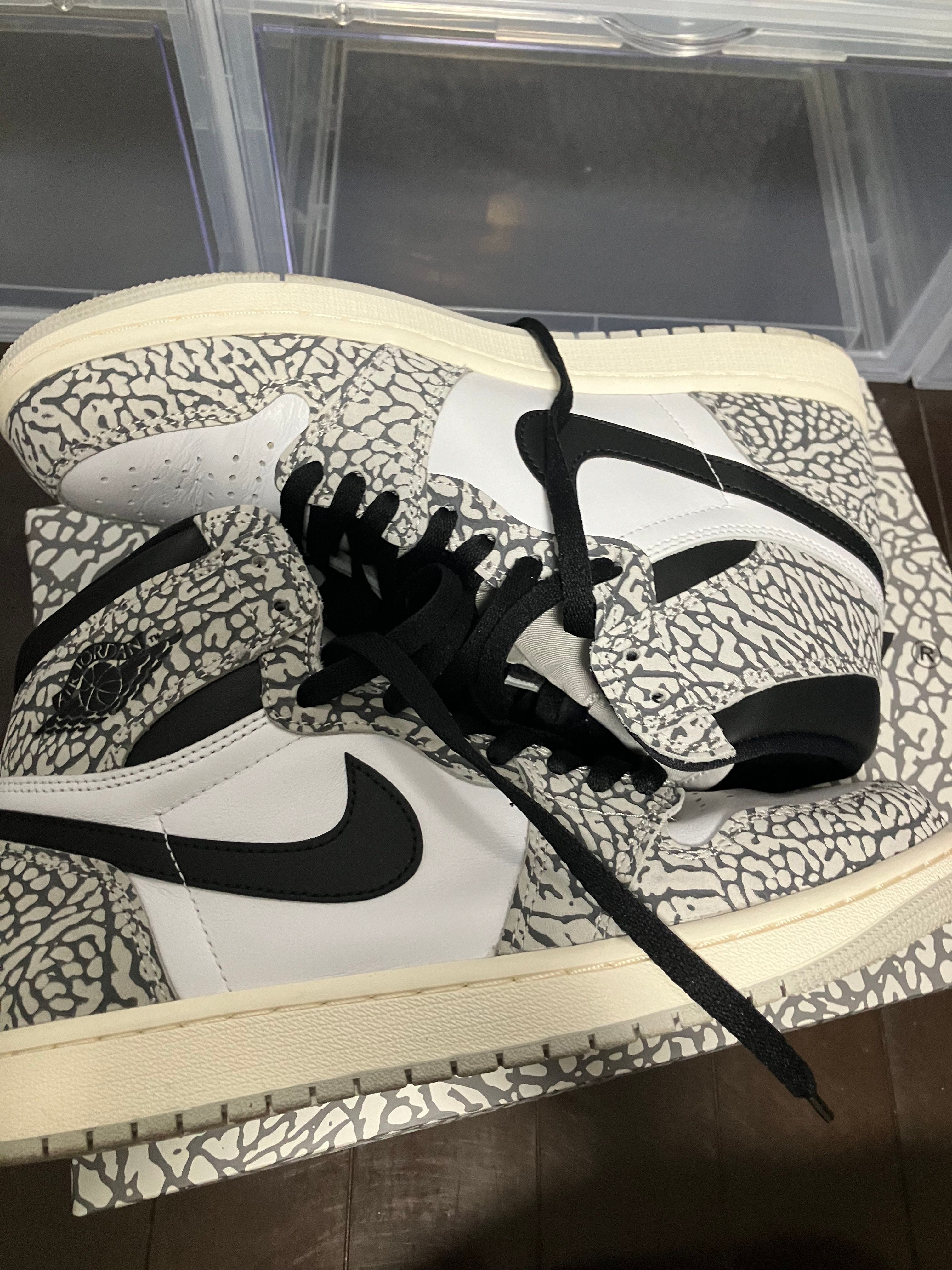 Nike Air Jordan 1 High OG "White Cement/Safari"