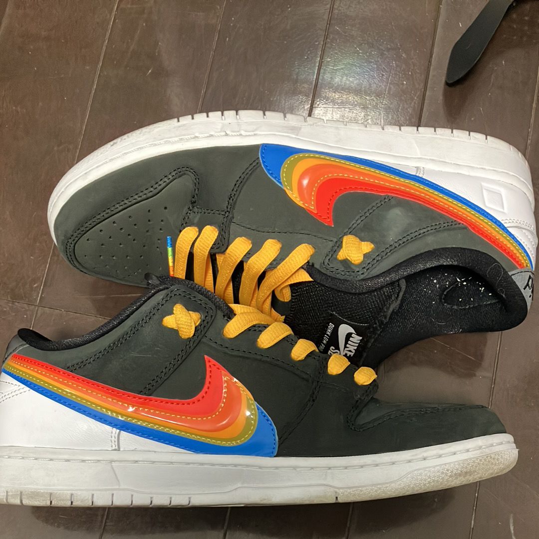 Polaroid × Nike SB Dunk Low Pro QS "Black/White"