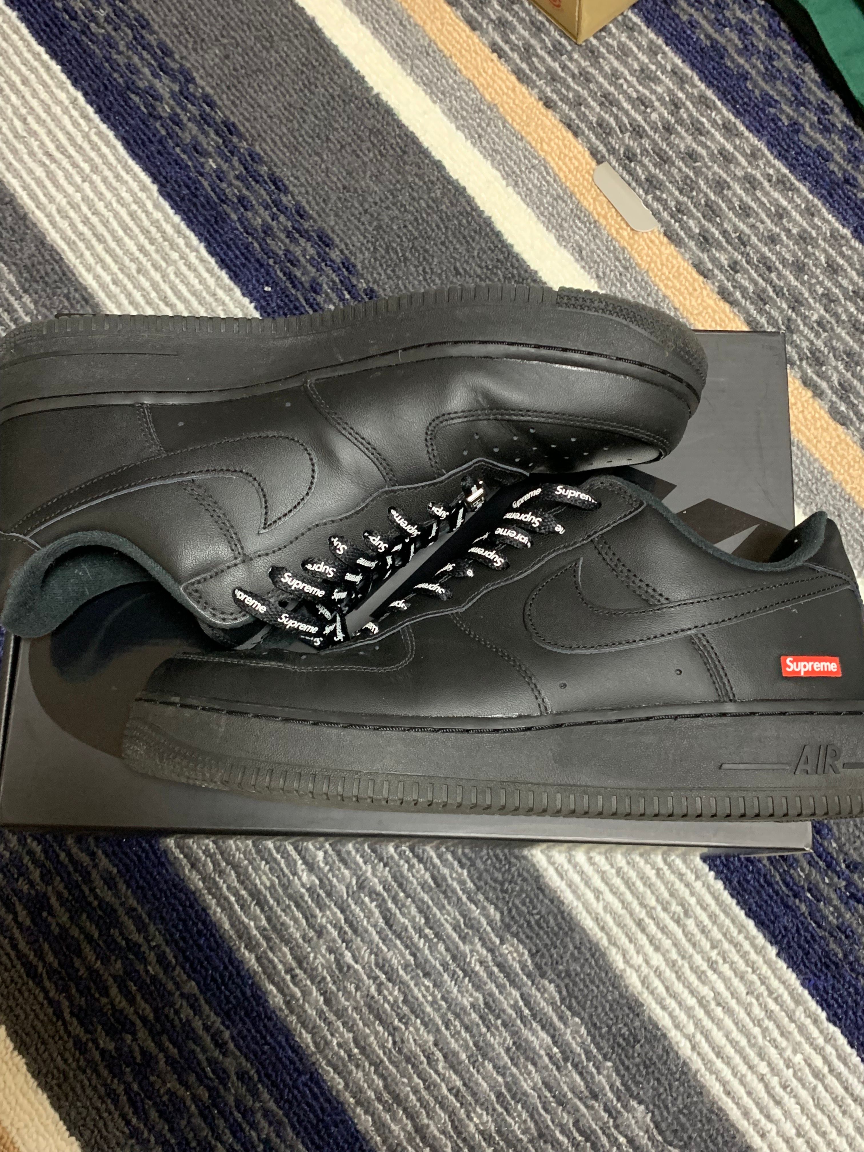 Supreme × Nike Air Force 1 Low "Black"