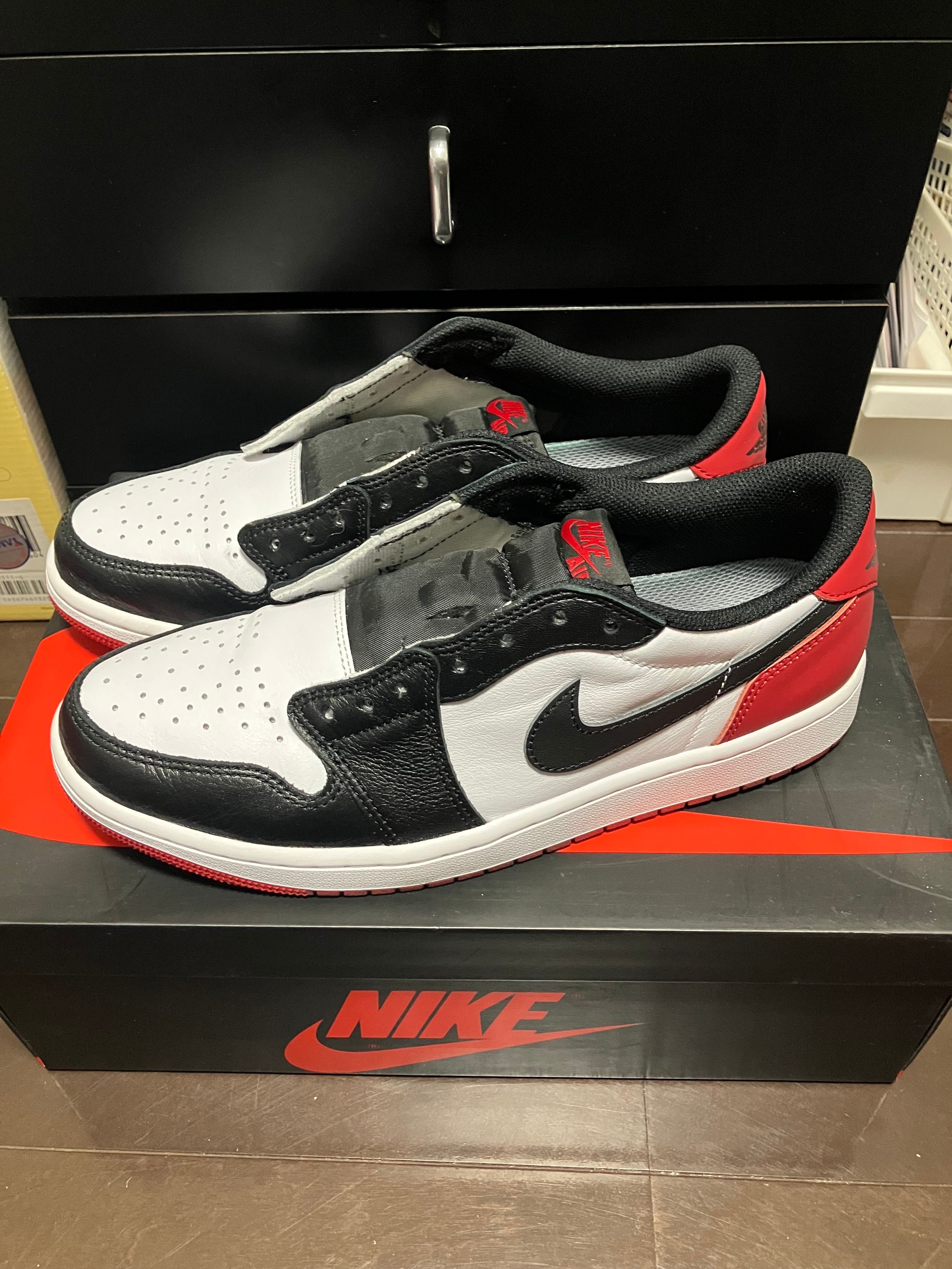 Nike Air Jordan 1 Retro Low OG "Black Toe"