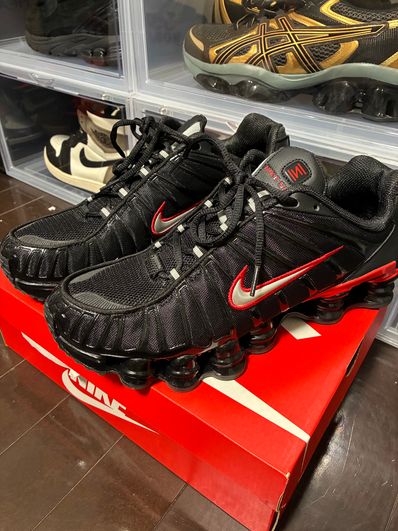 Nike Shox TL "Black/University Red/Metallic Silver"