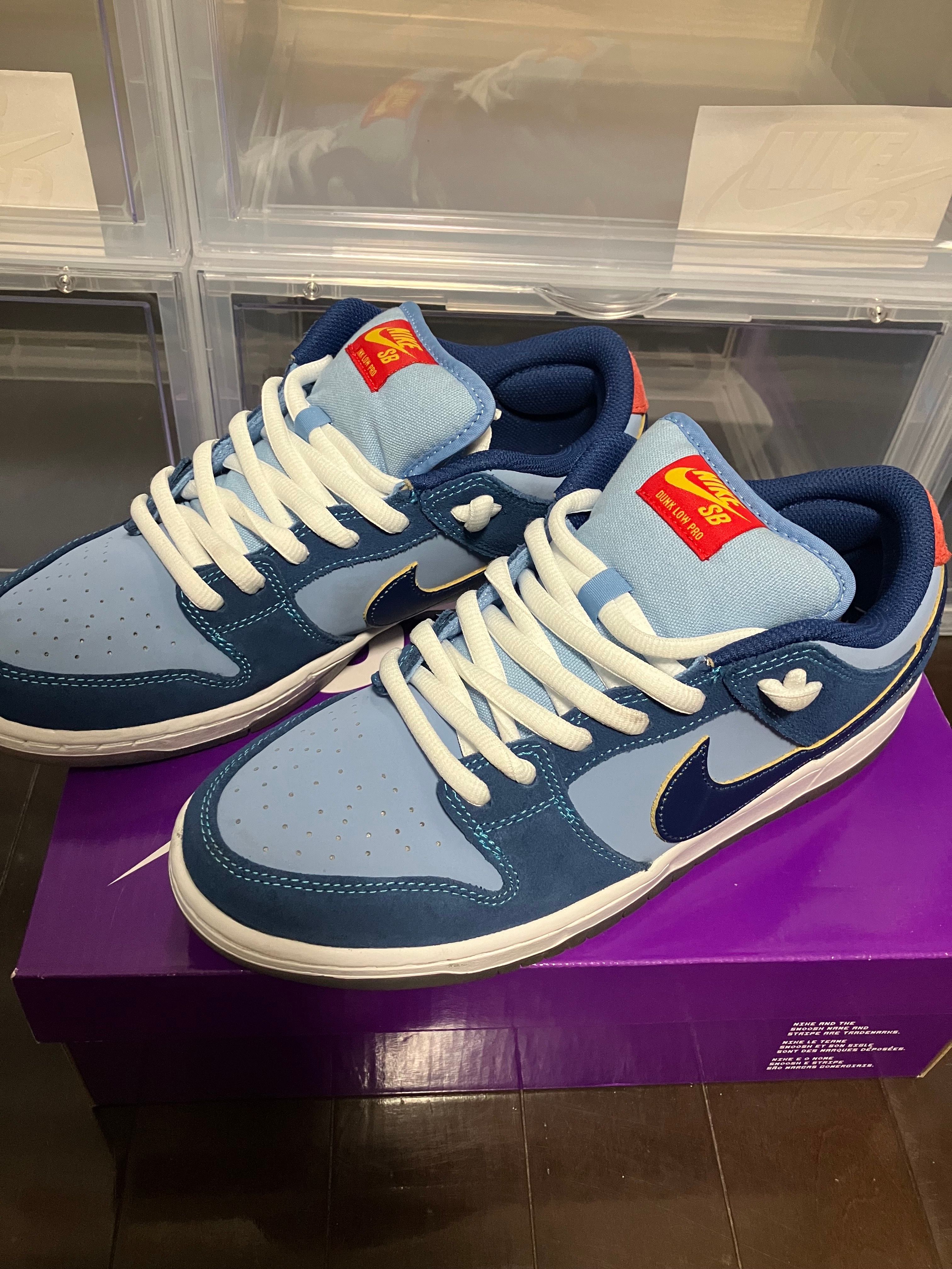 Why So Sad? × Nike SB Dunk Low "Coastal Blue/Speed Yellow-University Red"