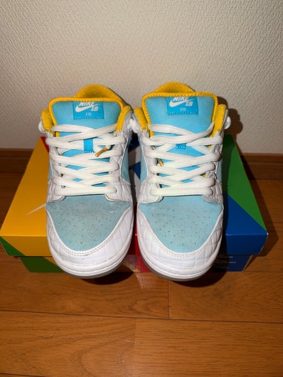 FTC × Nike SB Dunk Low "White/Blue"