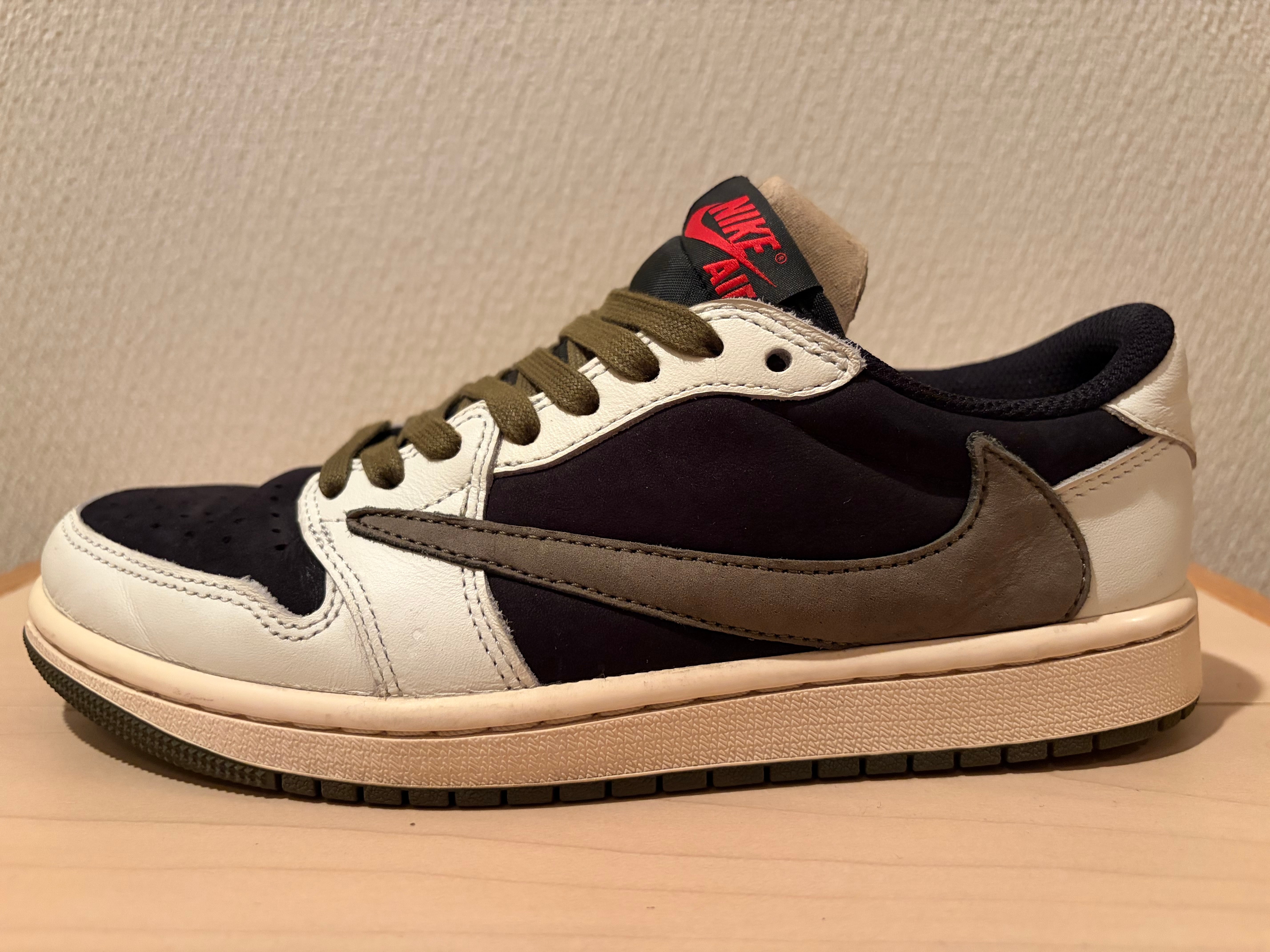 Travis Scott × Nike Women's Air Jordan 1 Low OG "Medium Olive"