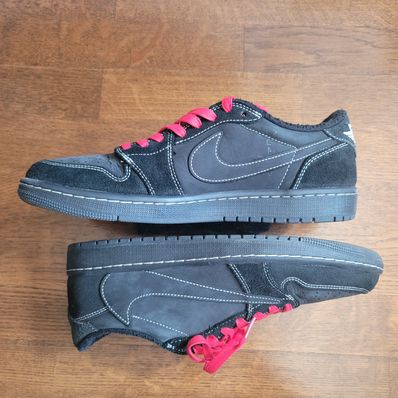 Travis Scott × Nike Air Jordan 1 Low OG SP "Black Phantom"