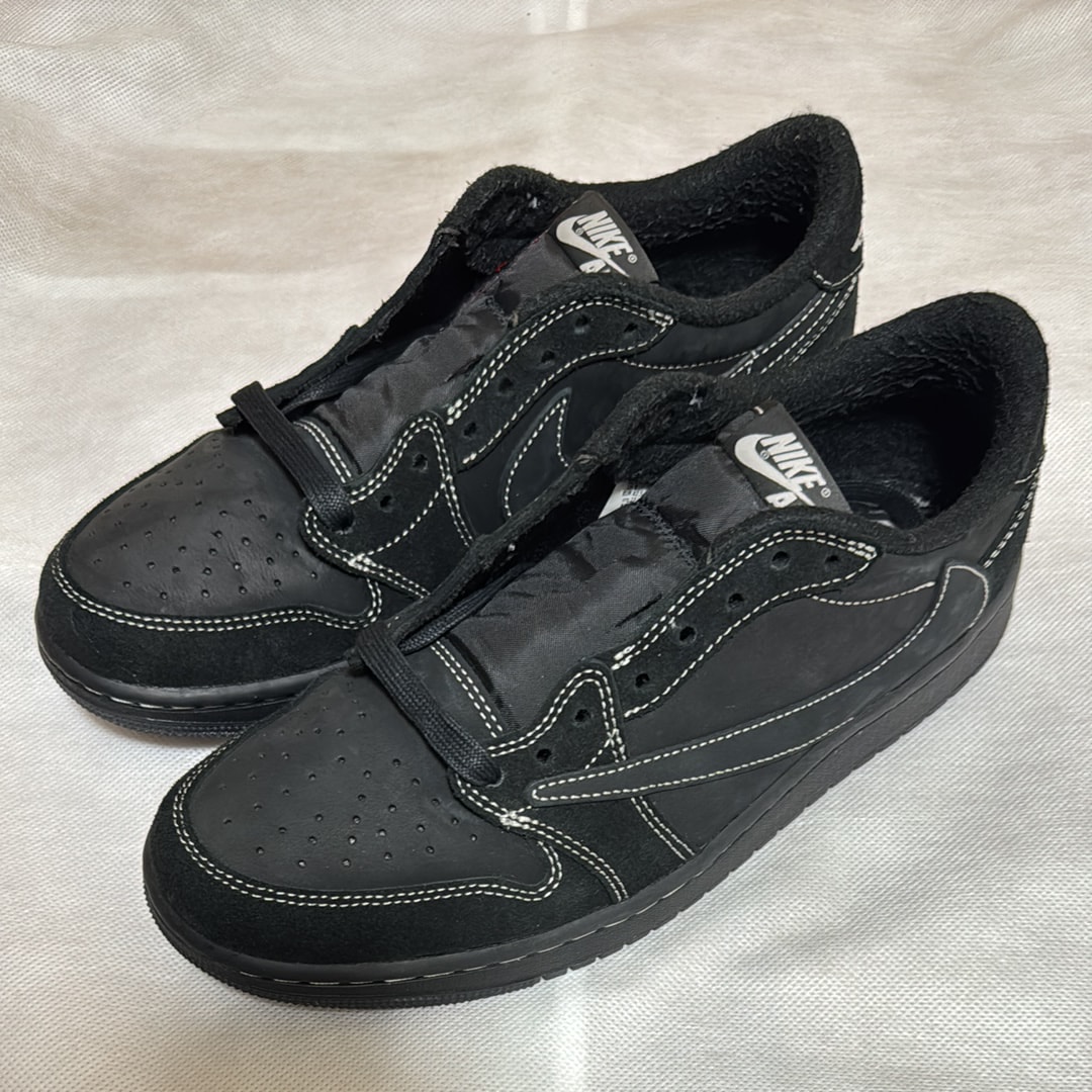 Travis Scott × Nike Air Jordan 1 Low OG SP "Black Phantom"
