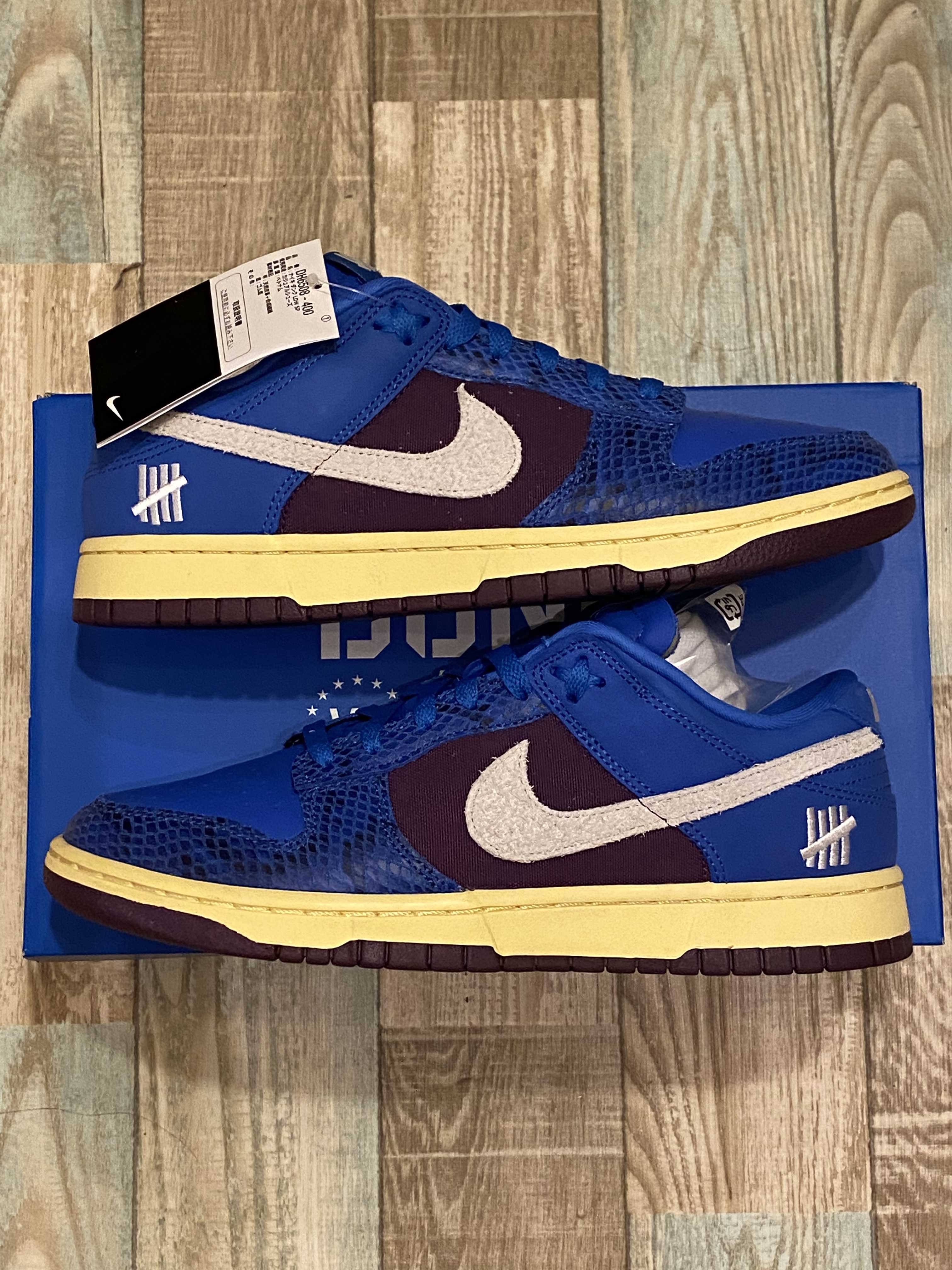 UNDEFEATED × Nike Dunk Low SP "Royal"