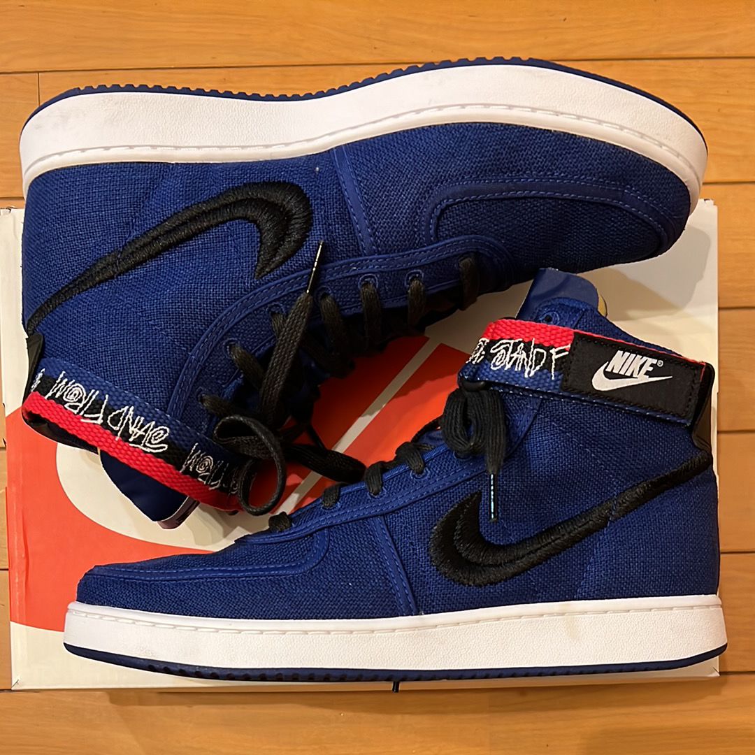 Stussy × Nike Vandal High "Deep Royal Blue"