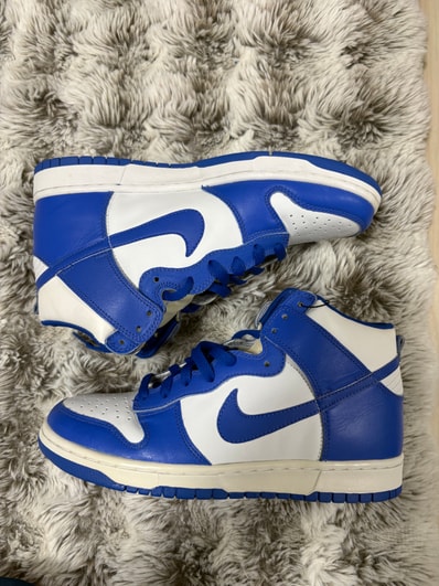 Nike Dunk High LE "White/Royal Blue"
