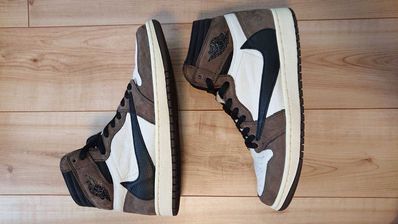 Travis Scott × Nike Air Jordan 1 Retro High OG TS SP "Sail/Dark Mocha"