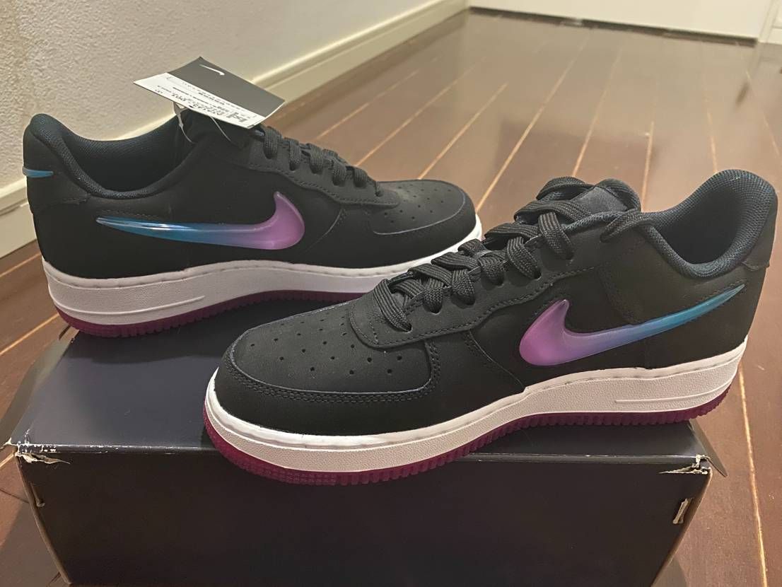 nike air force 1 jelly jewel black