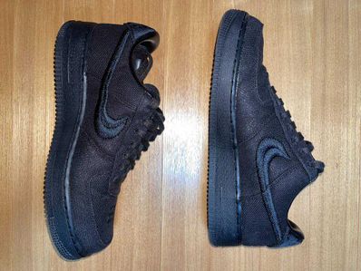 Stussy × Nike Air Force 1 Low "Triple Black"